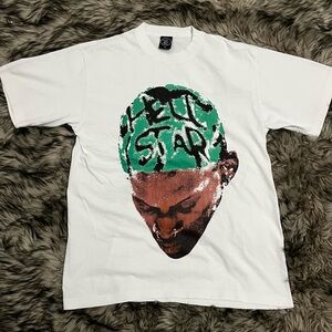 Meduim White Dennis Rodman hellstar shirt